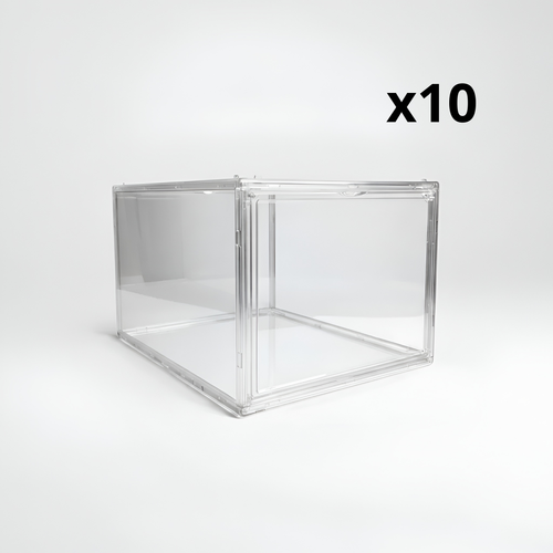 Caja Full Acrílica Puerta frontal - x10 Unidades