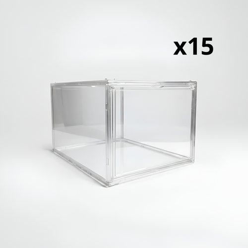 Caja Full Acrílica Puerta frontal - x15 Unidades
