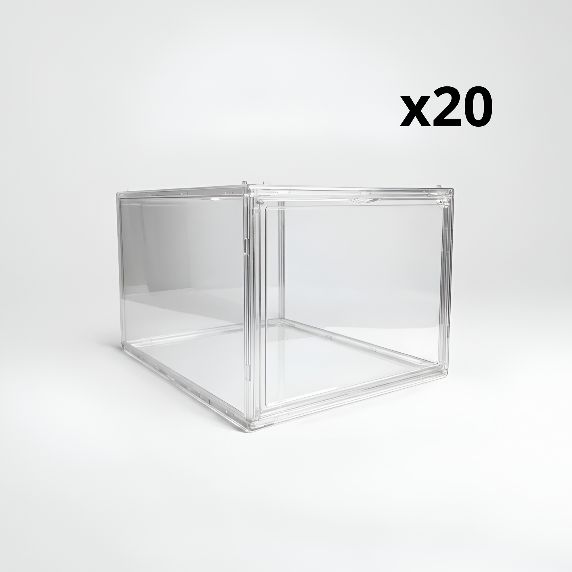 Caja Full Acrílica Puerta frontal - x20 Unidades
