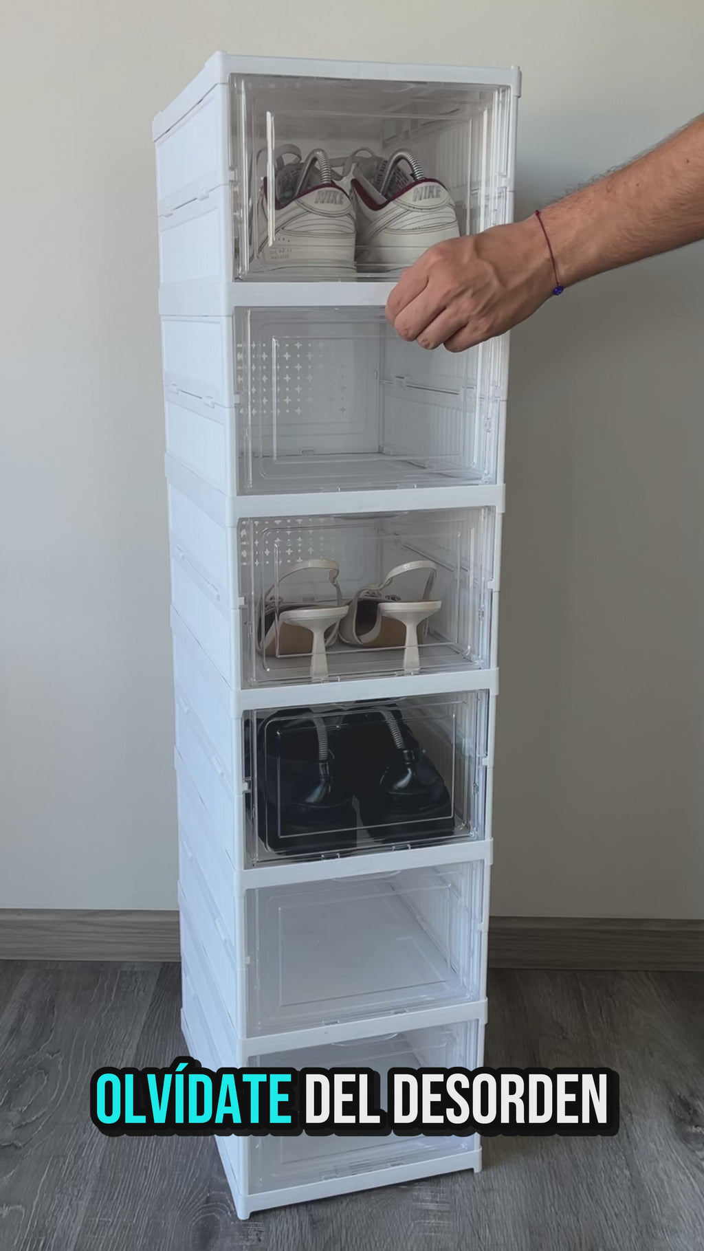 Organizador de Zapatillas Plegable - 6 Niveles